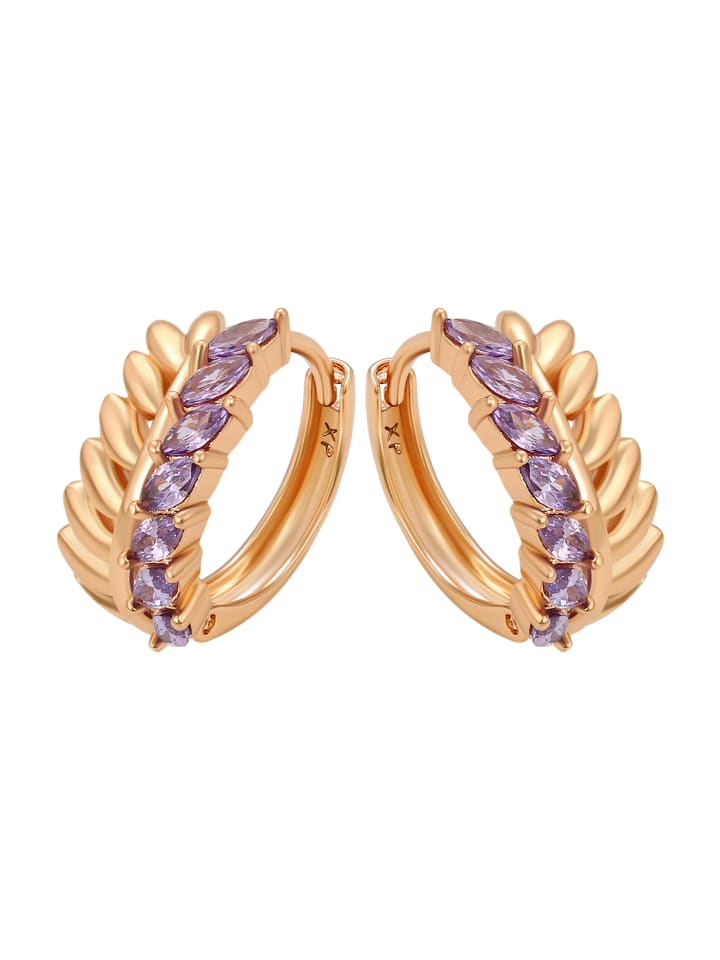 Women Earrings in Rose Gold