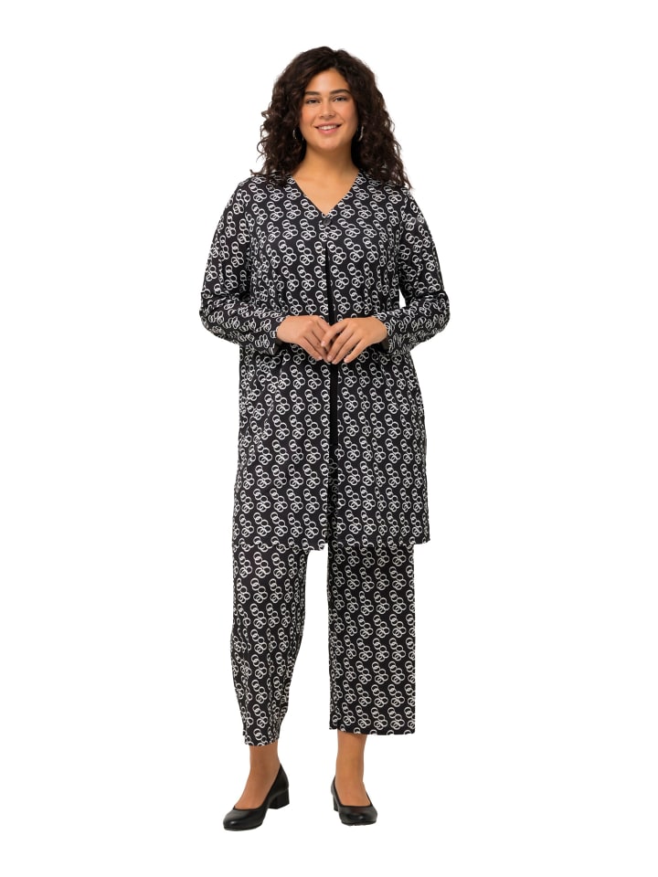 Longshirt in schwarz