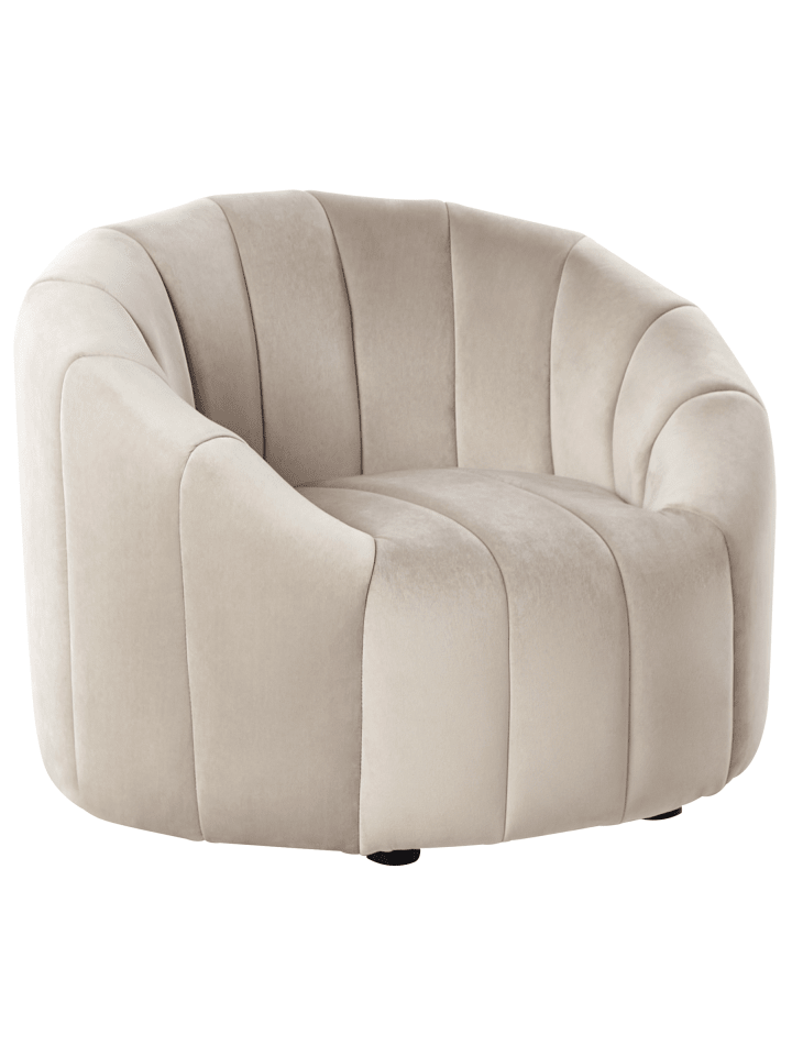 Sessel MALUNG in Beige - (W) 84 x (H) 68 x (L) 77 cm