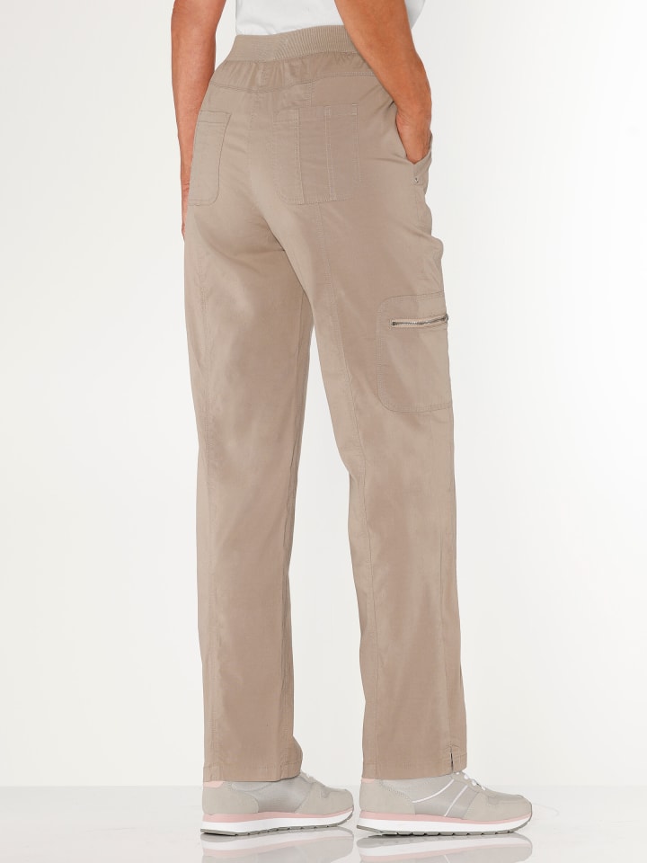 Schlupfhose in sesam
