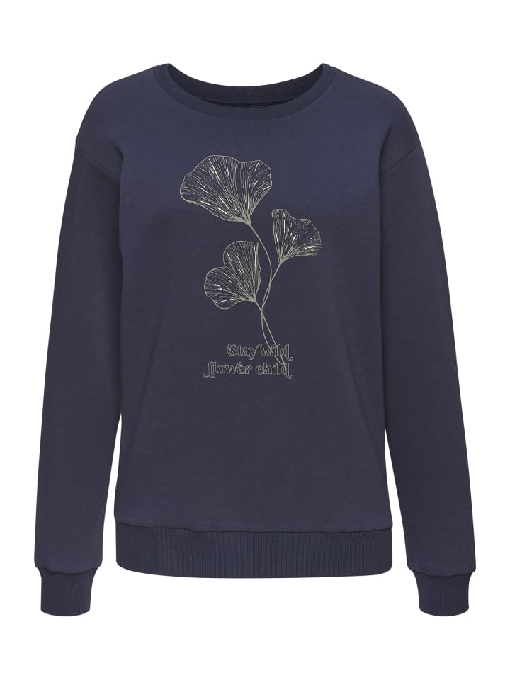 Sweatshirt in marine
