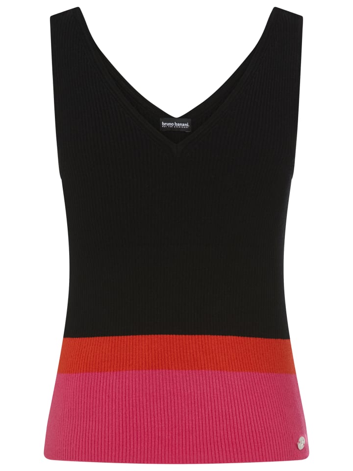 Stricktop in schwarz-pink