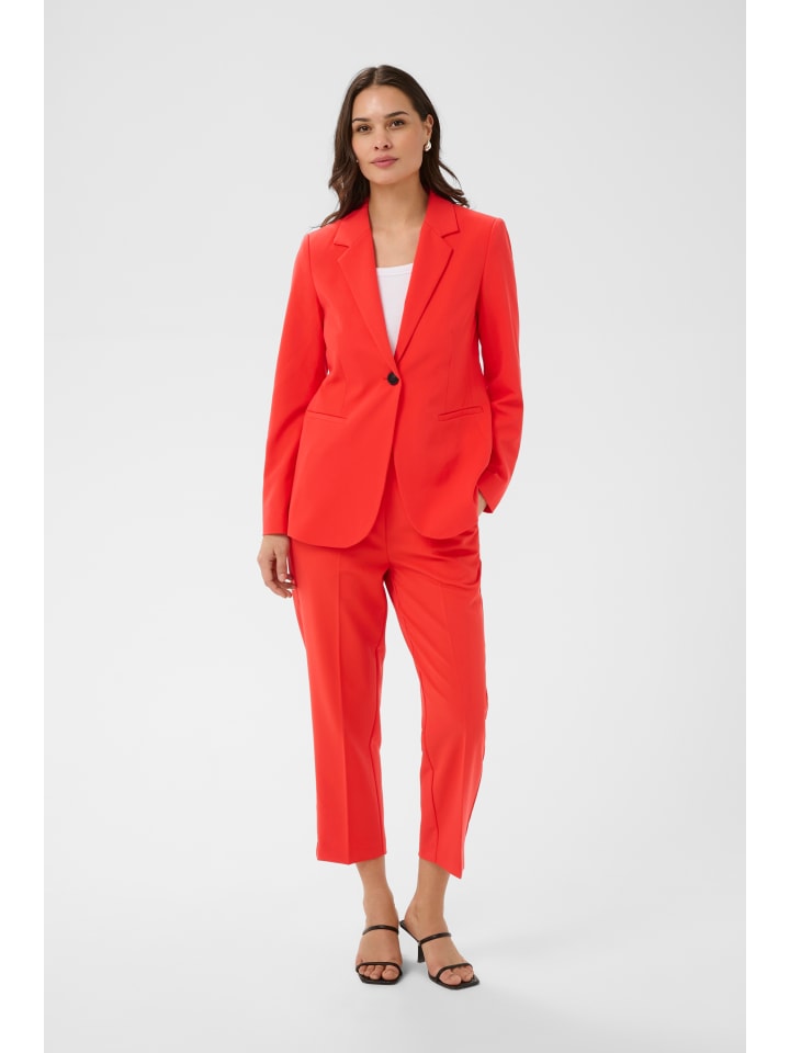 Blazer KASAKURA Tight fit in Poppy Red