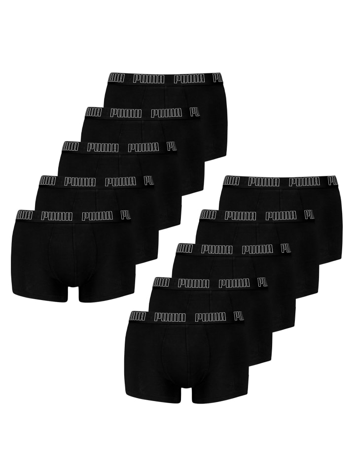 10er Pack Basic Trunks in Schwarz