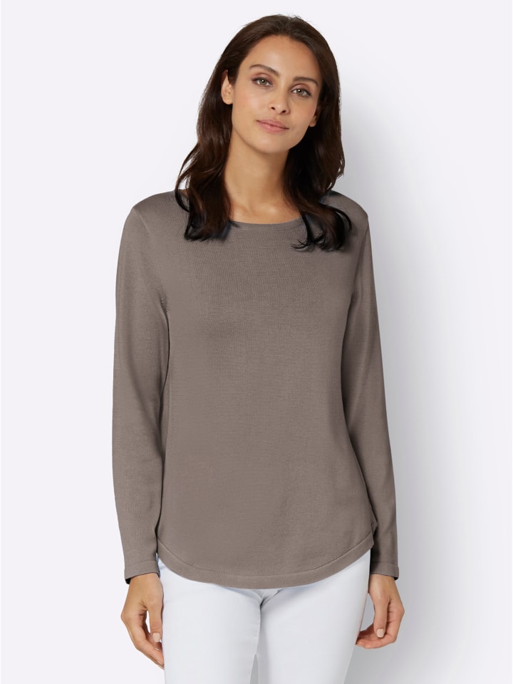 Pullover in taupe