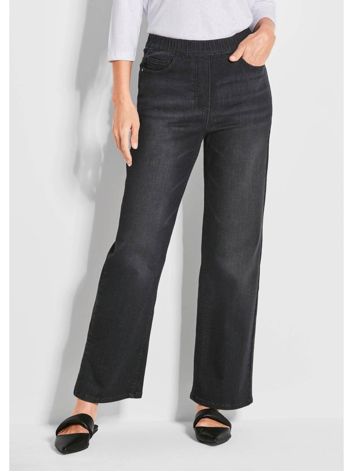 Bequeme Jeanshose VERA in schwarz