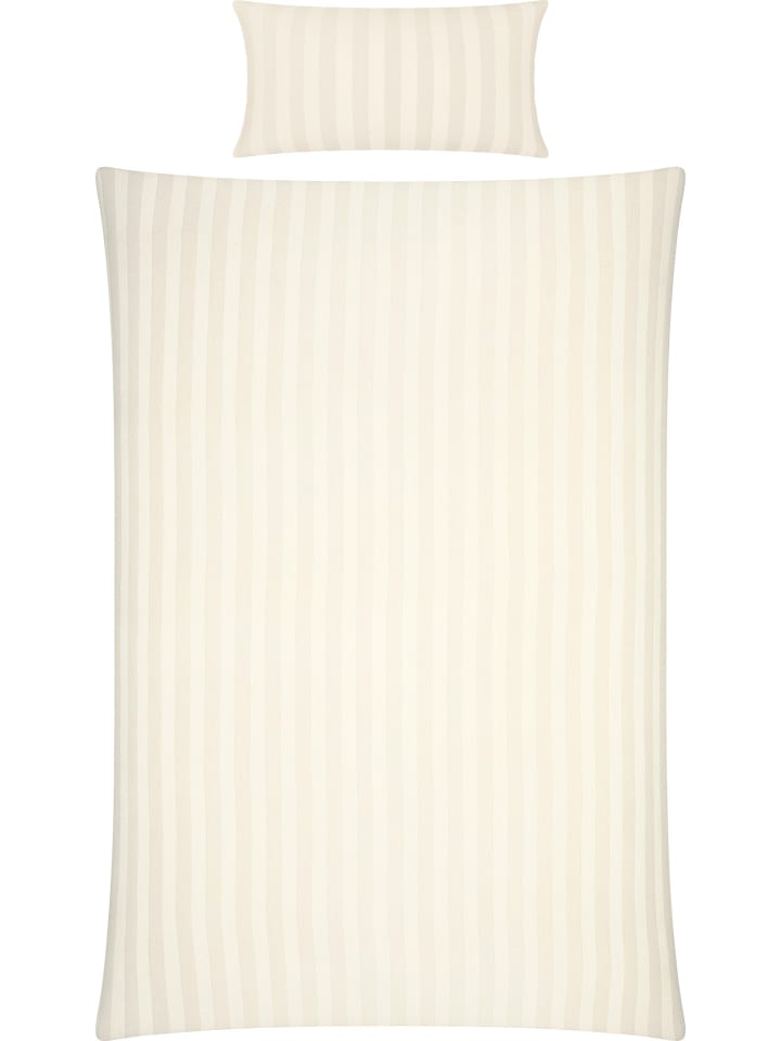 Mako-Damast Bettwäsche Fürth in creme