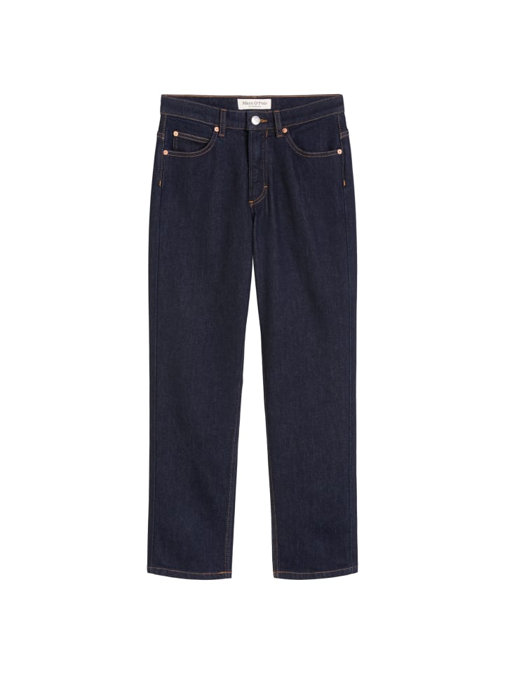 Jeans Model Linde straight cropped in Schwarz