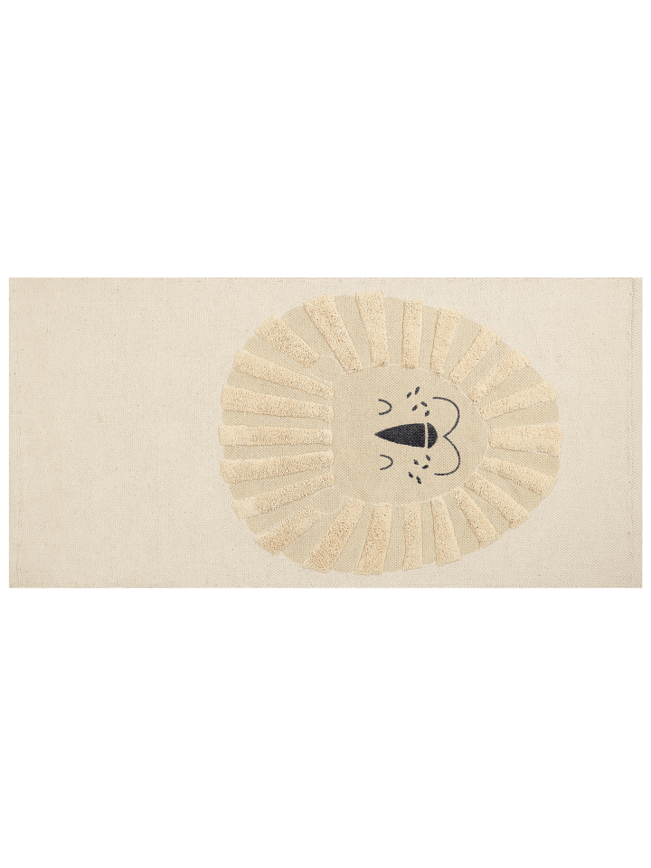 Kinderteppich BALARI in Beige/Schwarz - (W) 80 x (L) 150 cm