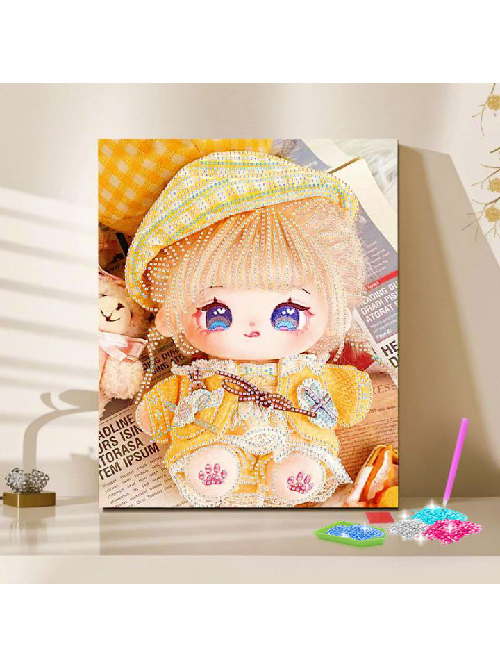5D Diamond Painting-Puppe - "Luna"