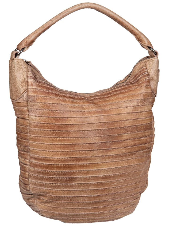 Handtasche Gürteltier S 971s in Caramel