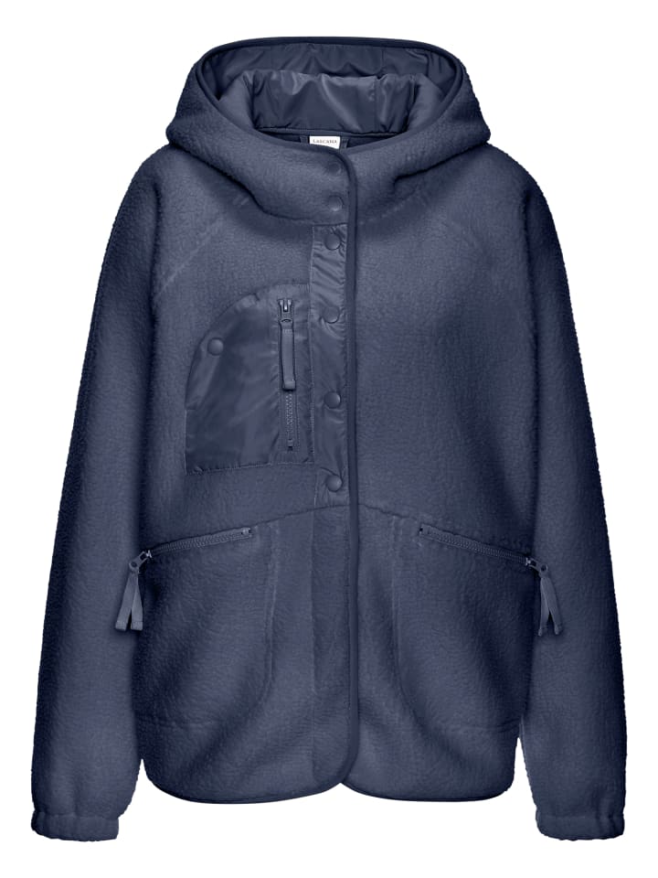 Fleecejacke in dunkelblau