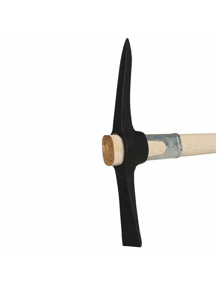 Kreuzhacke 1,5 kg Stiel 90cm,Esche FSC100% in schwarz