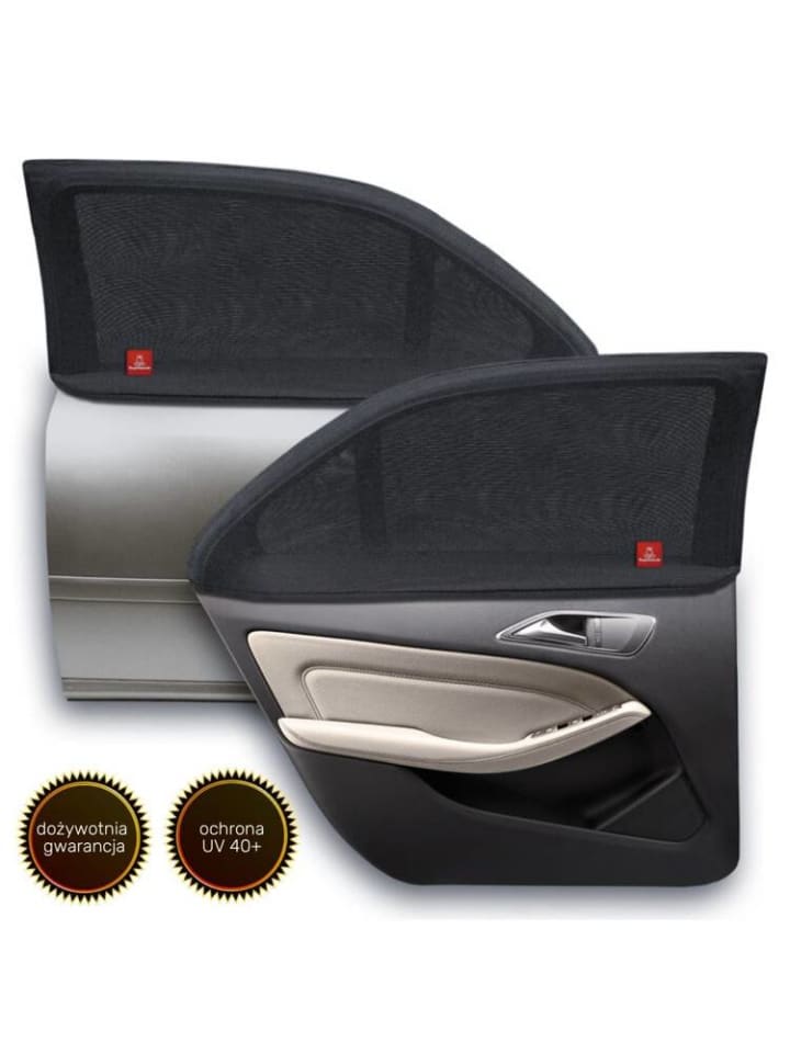 Auto Sonnenschutz 2er Set für Babys & Kinder 100% Verdunkelung 40+ UPF