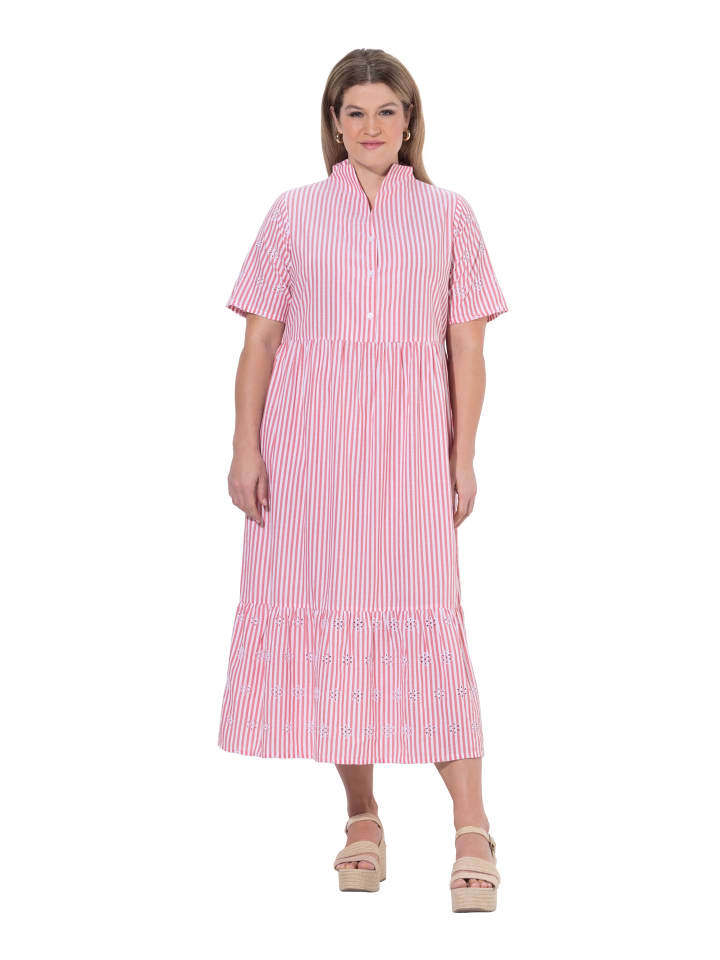 Kleid in mohnrot