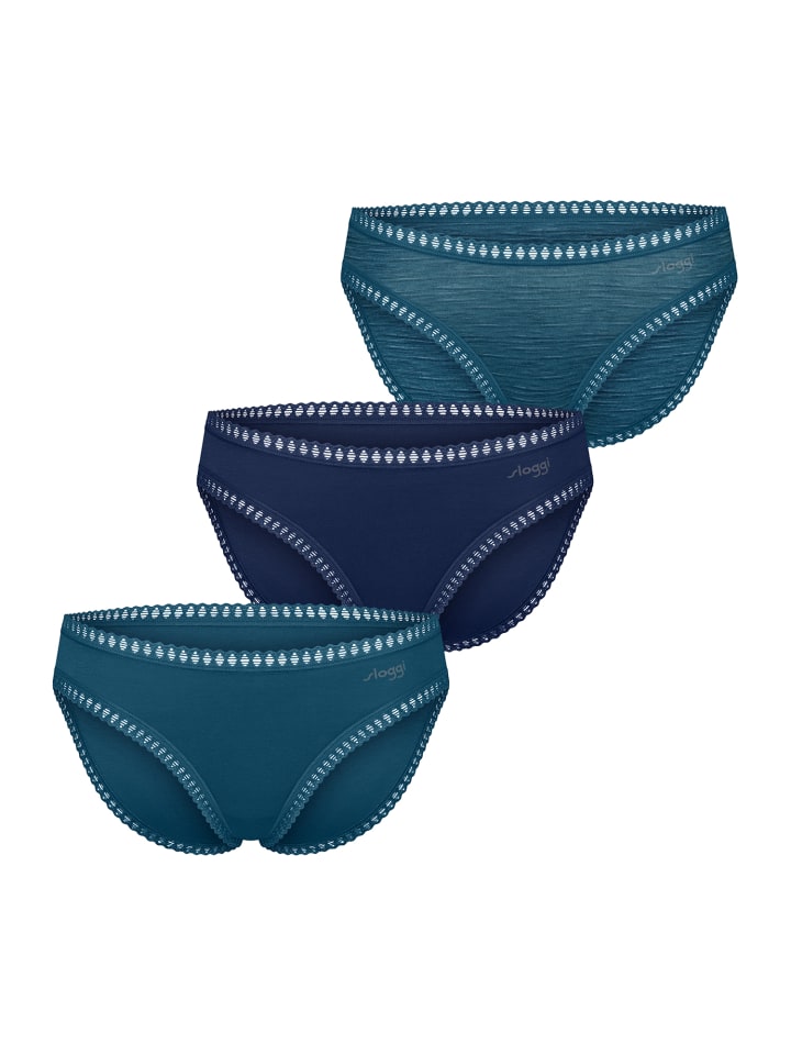 Minislip Blue GO Crush 3er-Pack in TURQUOISE - LIGHT COMBINATION