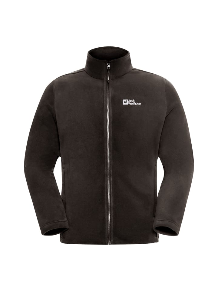 Fleecejacke Winterstein FZ M in Braun