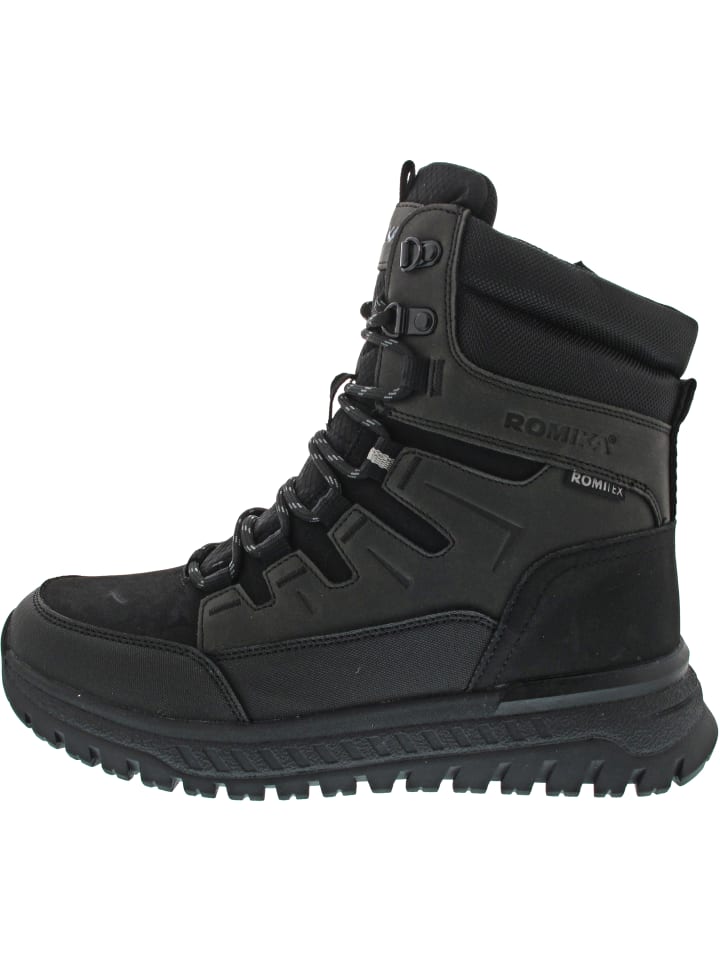 Schnürstiefel Schwarz