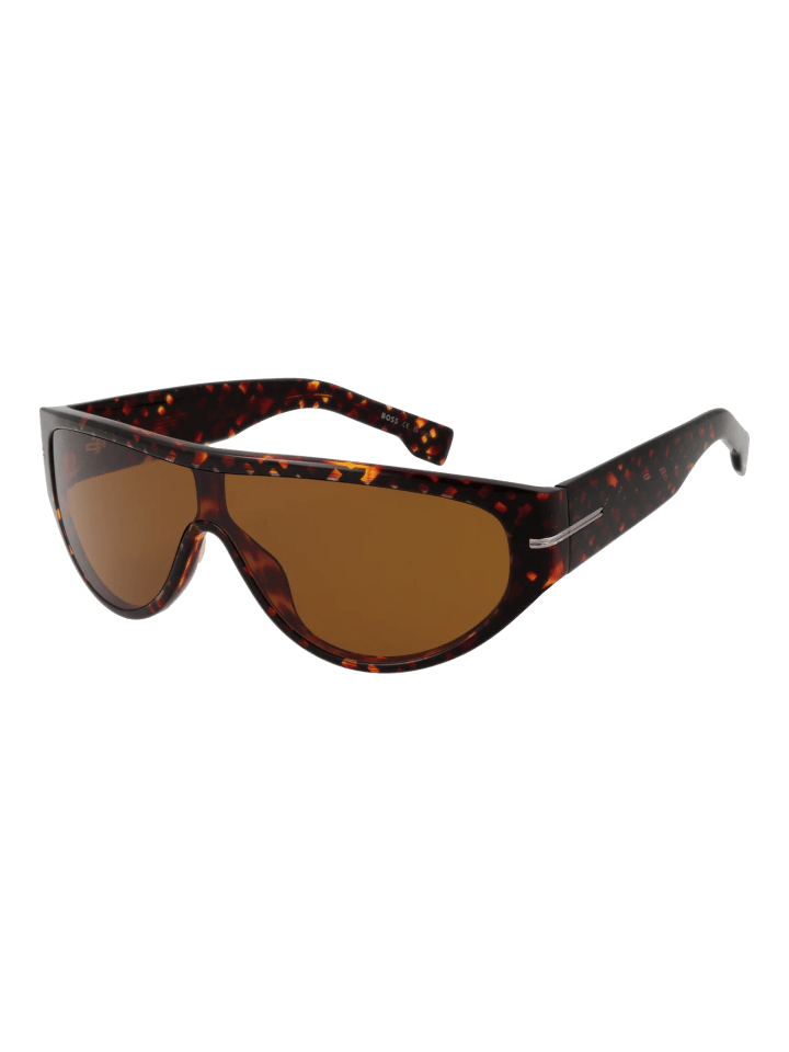 Männer Sonnenbrille Mono-Objektiv Braun