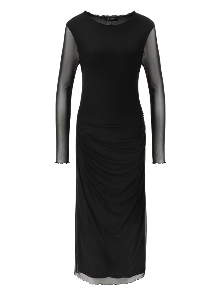 Maxikleid in schwarz