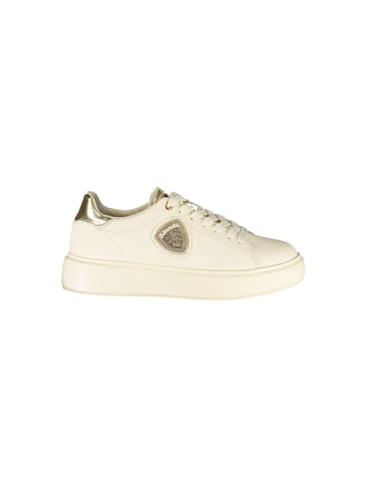 Beige Leder Damen Sneaker