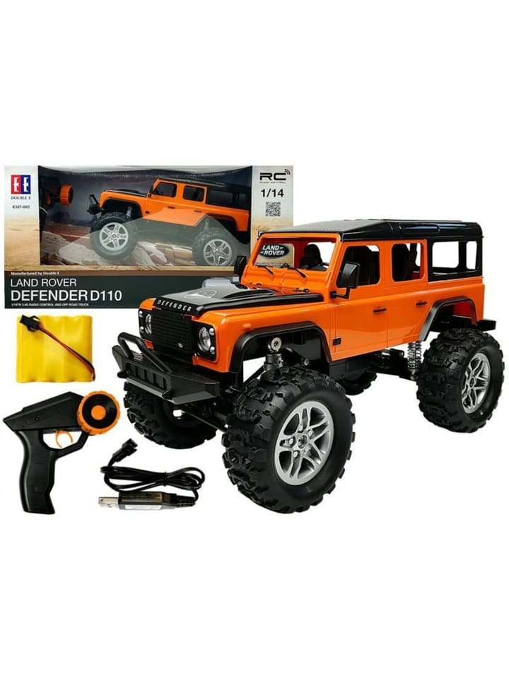 Ferngesteuertes Auto Land Rover Defender R / C Orange 1:14
