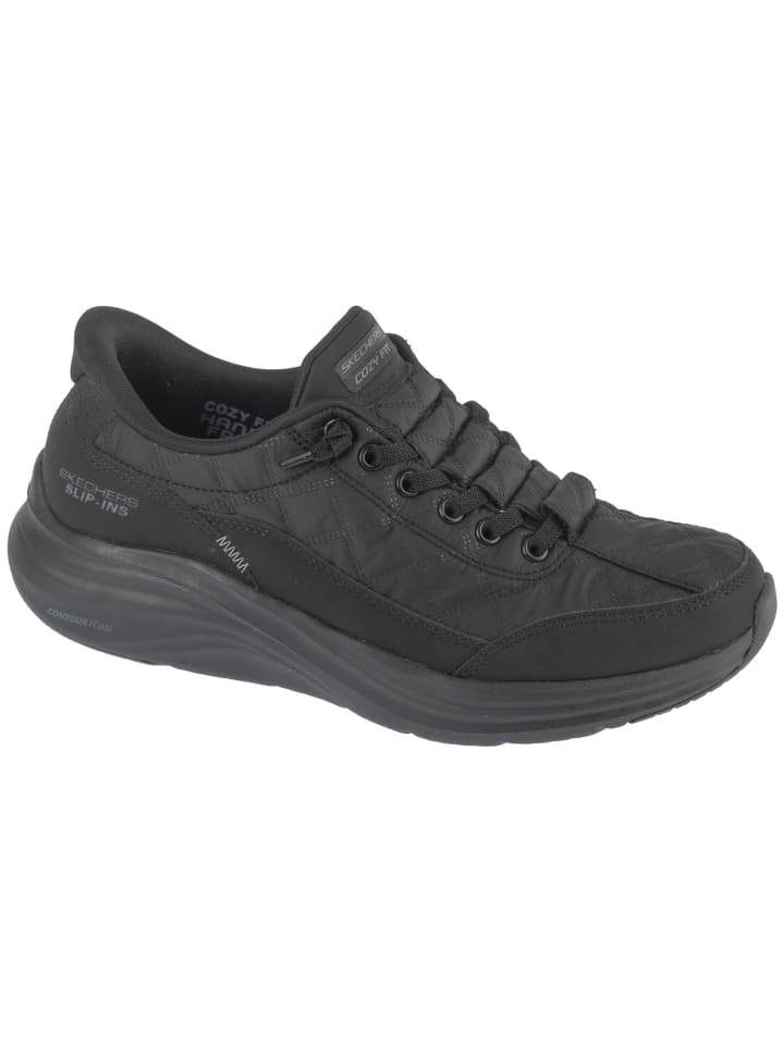 Skechers Slip-ins: Contour Foam - Cozy Fit in Schwarz