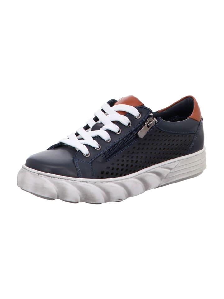 Plateau Schnürschuhe in Blau