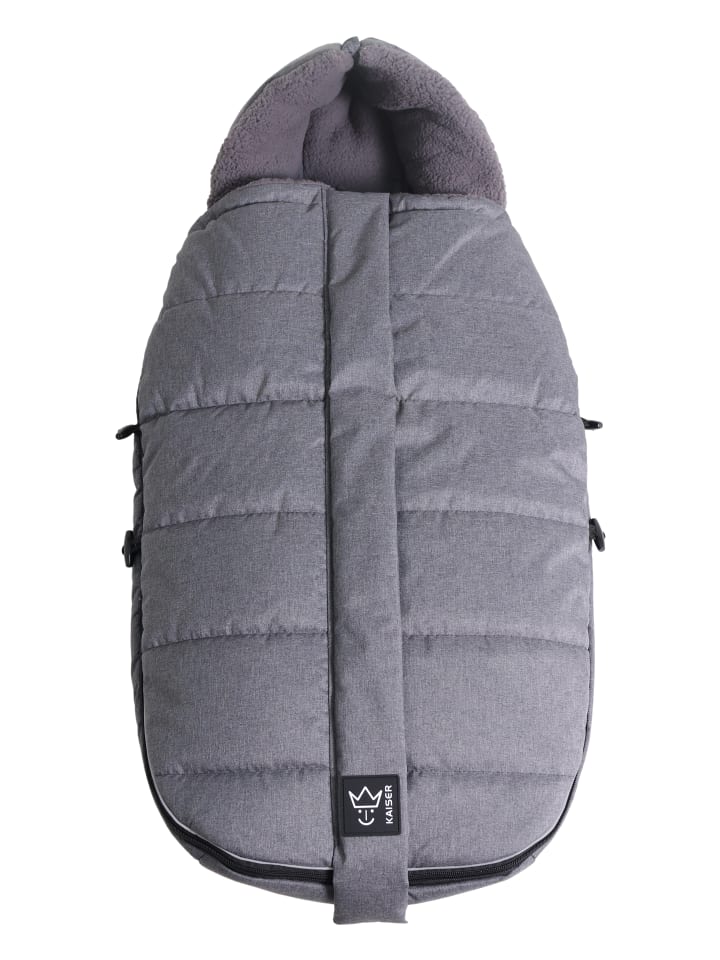 Kinderwagen-Fußsack Mila black melange