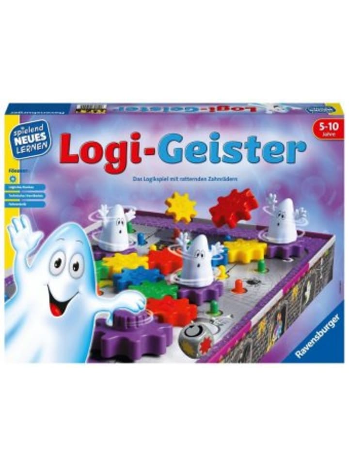 Spiel - Ravensburger 25042 - Logi-Geister - Spielen und Lernen für Kinder,