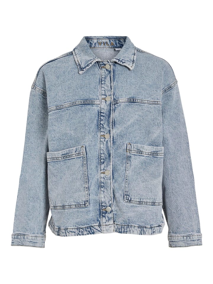 Jacke in Light Blue Denim