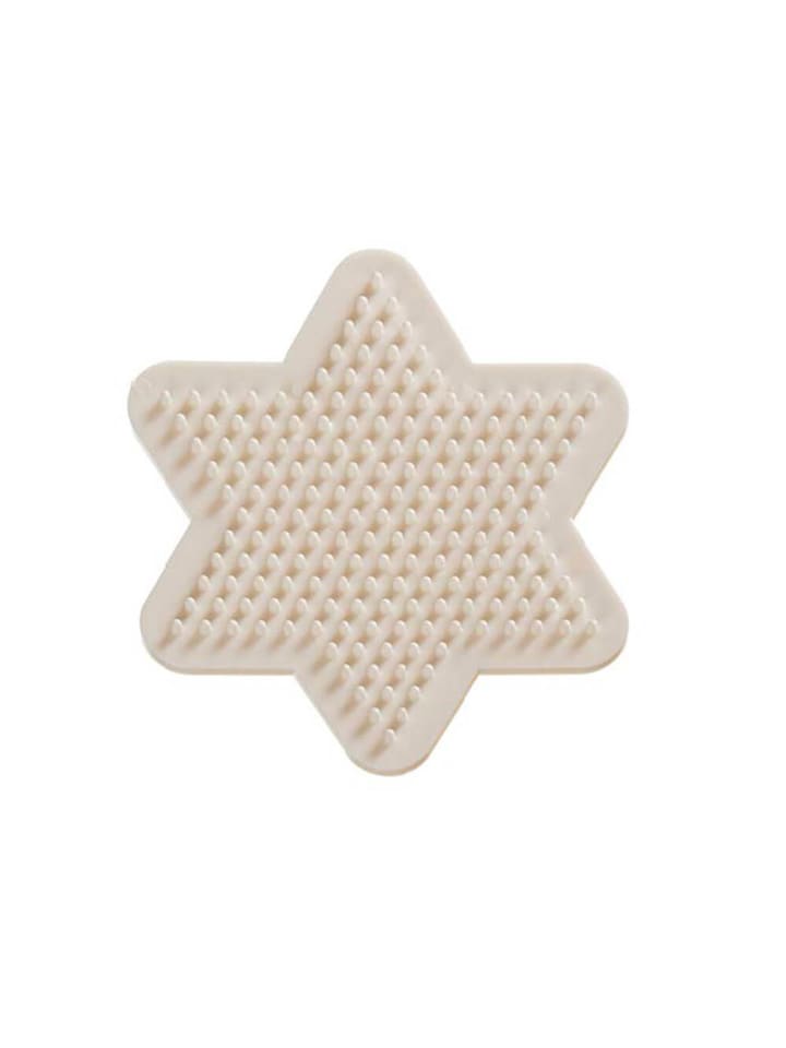 BioBeads Stiftplatte Stern, 9 cm, weiß - ab 5 Jahren