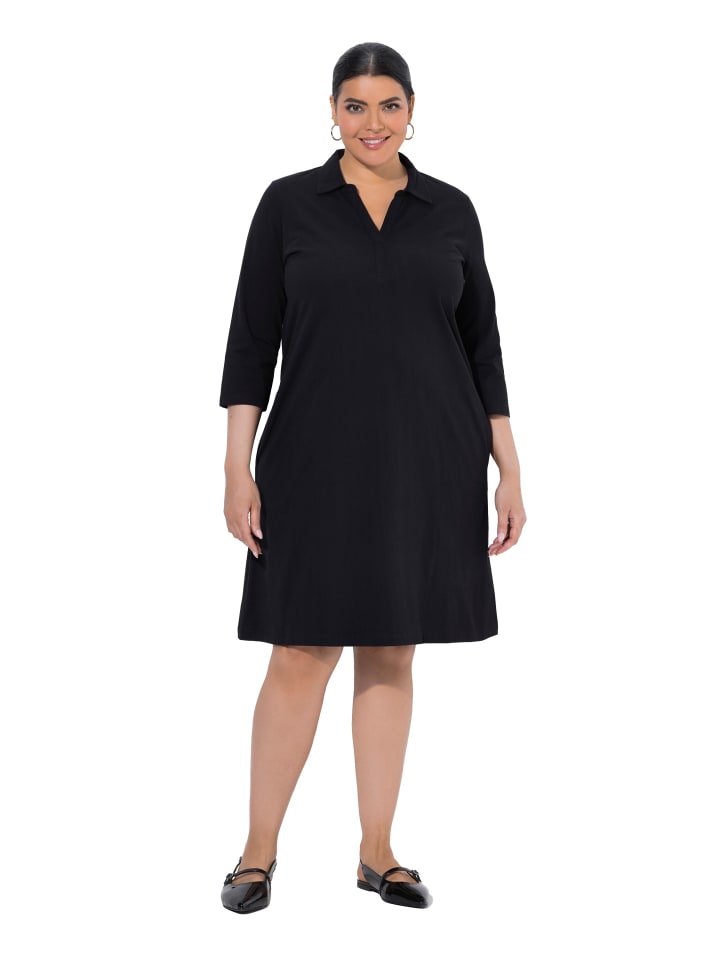 Midikleid in schwarz