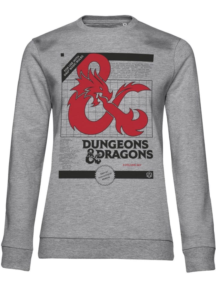 Pullover "D&D" in Grau