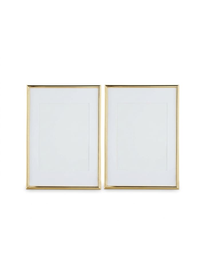 4 x Bilderrahmen "A4" in Gold