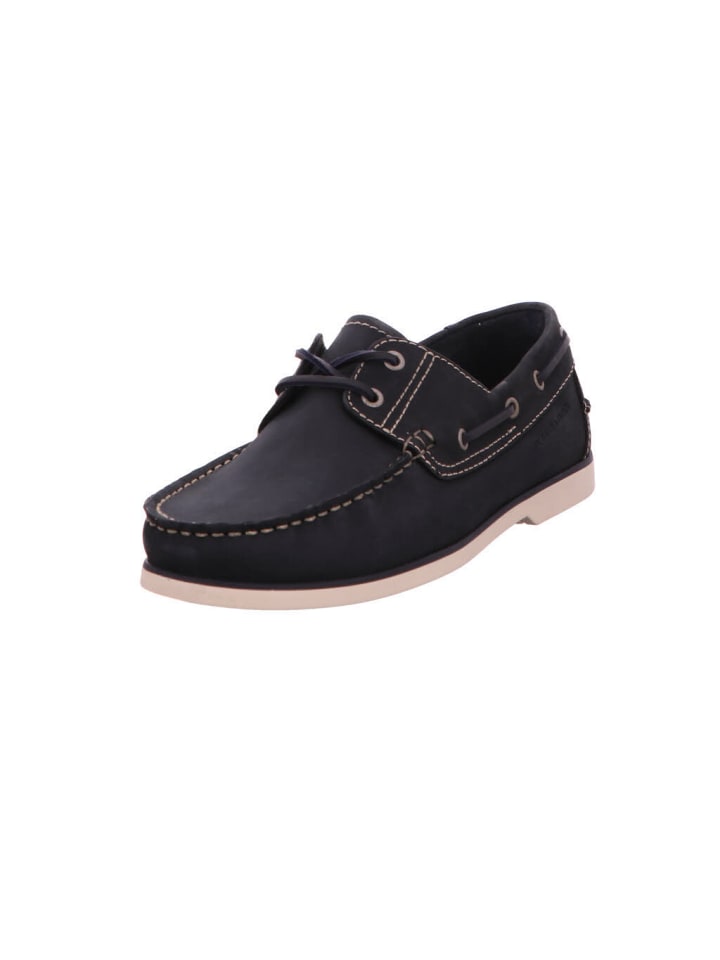 Schnürschuh in blau