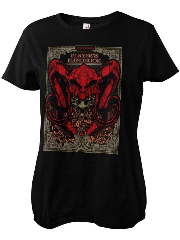 Shirt "D&D Player Handbook" in Schwarz