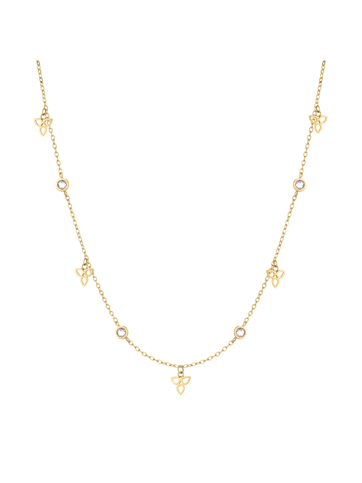 Halskette Flower in gold