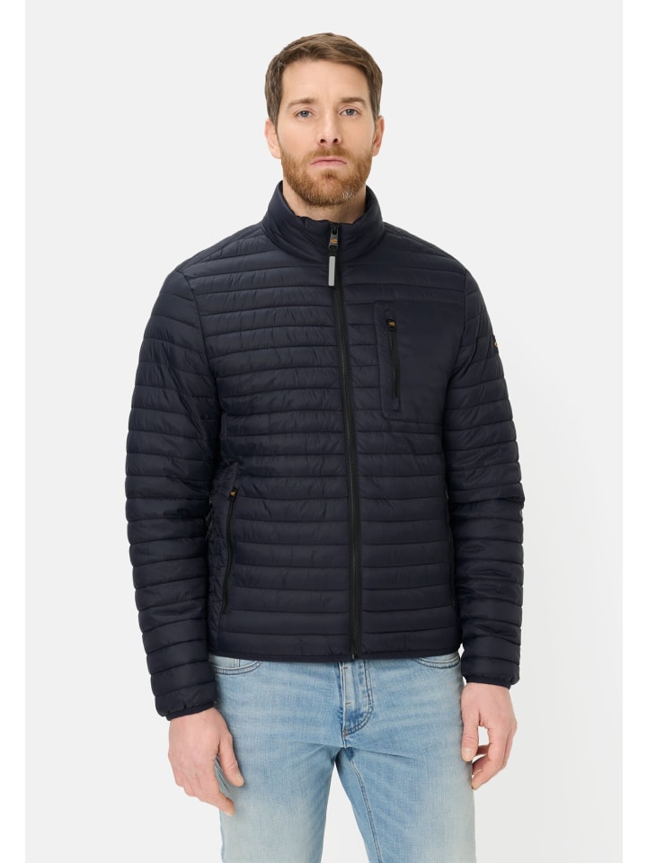 Steppjacke mit wasserabweisender Funktion in Navyblau