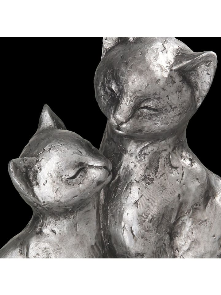 Ambiente Haus Katzen-Paar in Antiksilber - (H) 22 cm günstig kaufen |  limango