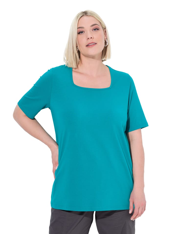 Shirt in klassisch petrol