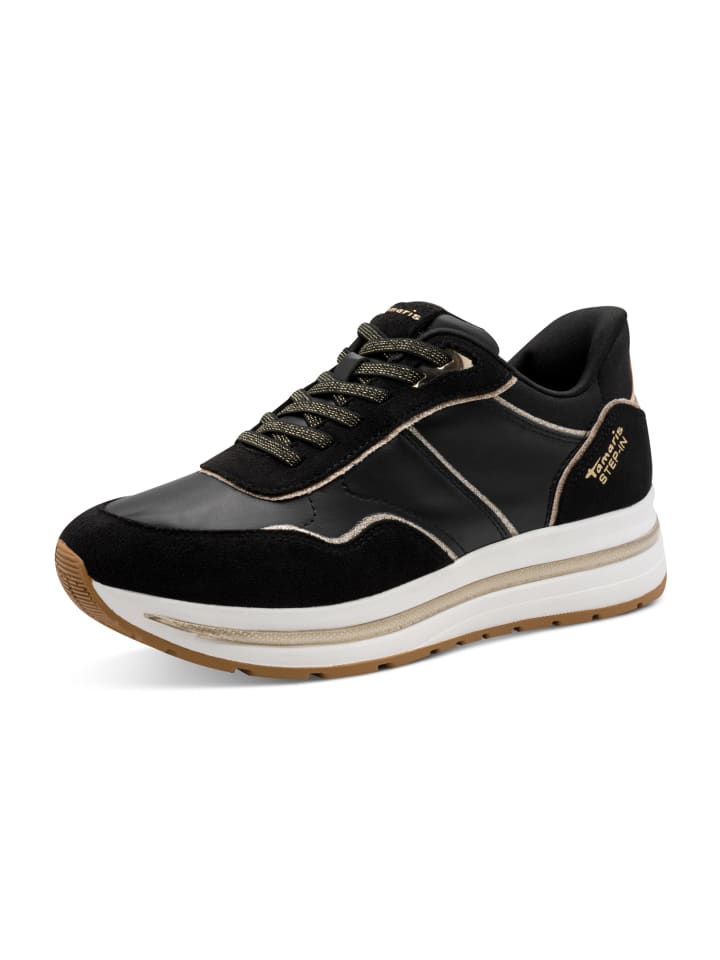 Sneakers Low 1-23766-46 001 in schwarz
