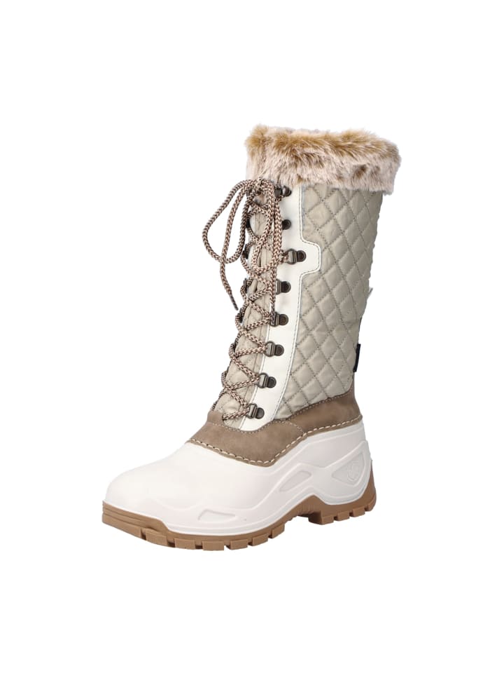 Winterstiefel in Beige