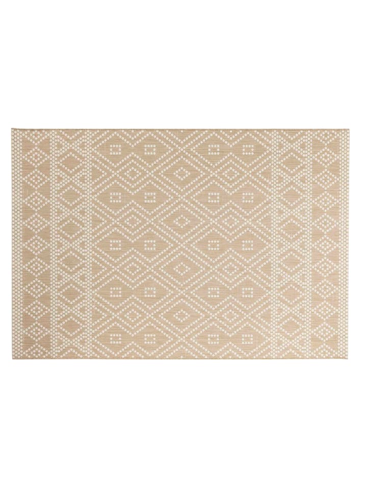 Matte für Balkon TANIA in Beige, 160 x 230 cm