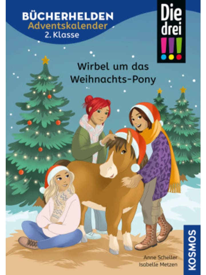 Buch - Die drei !!!, Bücherhelden 2. Klasse, Adventskalender, Wirbel um da