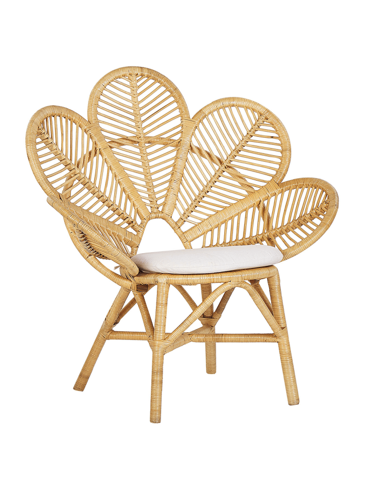 2-tlg Sessel FLORENTINE in Braun/Beige