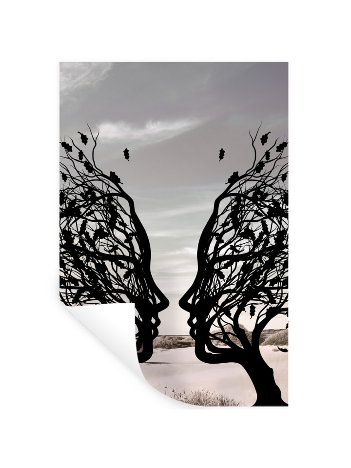 Wandtattoo Gesichtsbaum