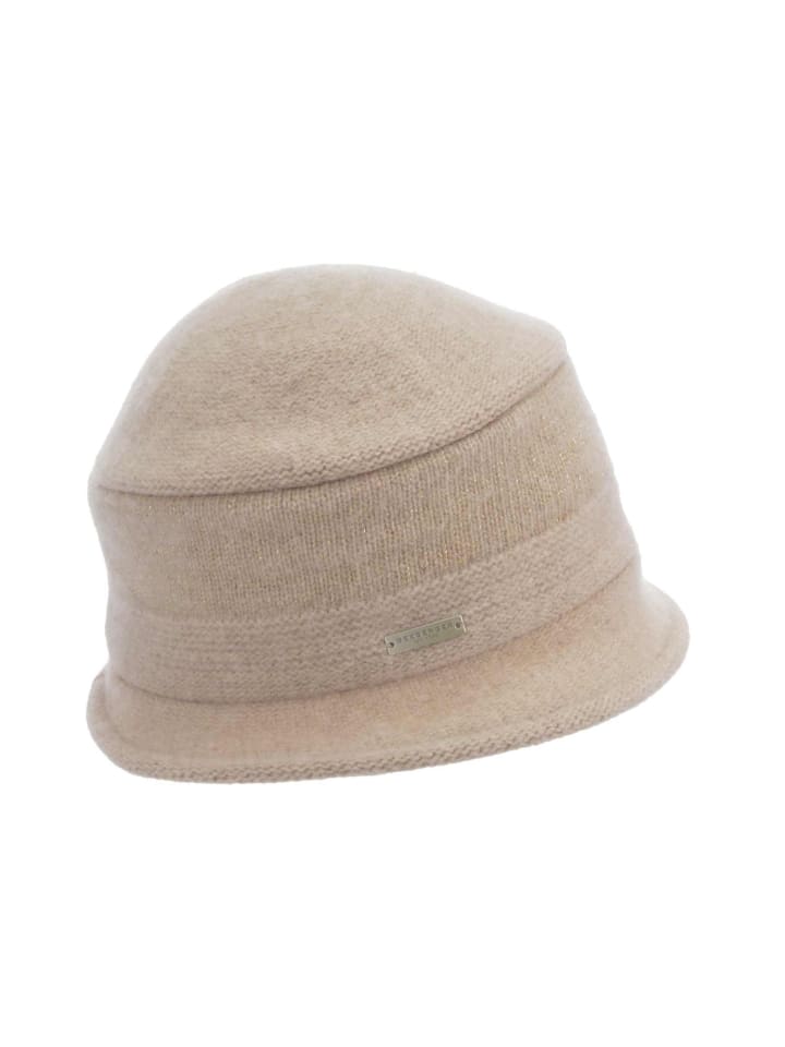 Stoffhut in beige