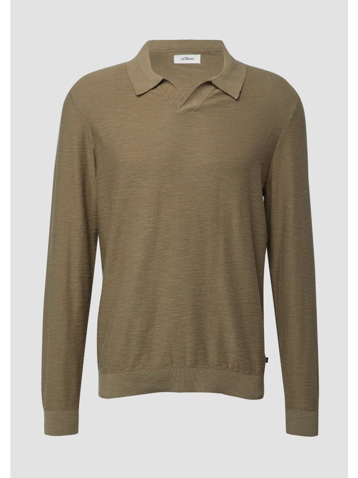 Strickpullover in 7853_olivgrün