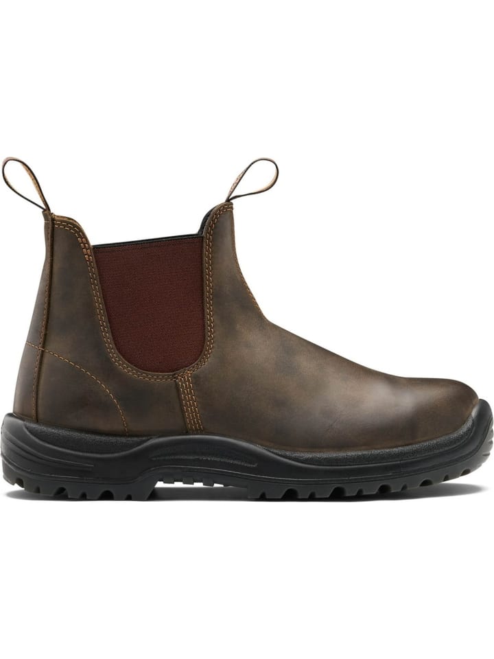 Chelsea Boot "196 Brown Leather (Safety Series)" in Braun